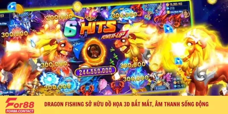 Bắn cá Long Vương - Bí quyết chinh phục biển cả giàu có 3 Đồ họa bắt mắt, âm thanh sống động
